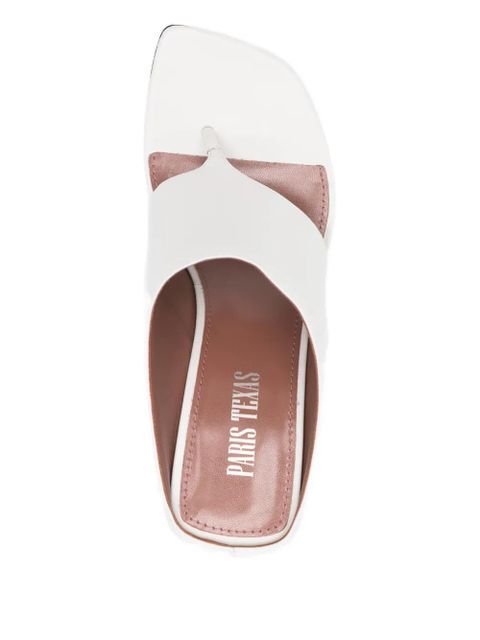 Paris Texas Lorena thong heel sandals - White