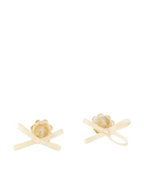 Simone Rocha bow earrings - Yellow - zdjęcie produktu nr 1