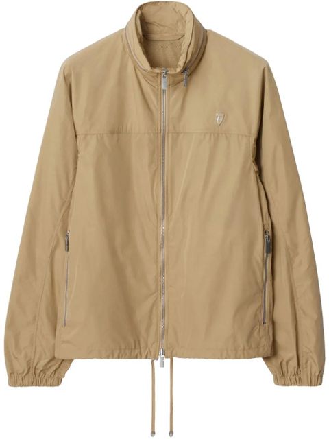 Burberry logo-badge jacket - Neutrals - zdjęcie produktu nr 1