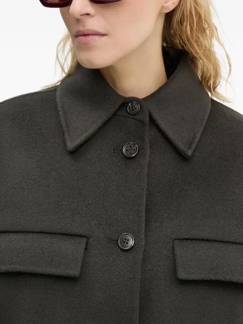Nanushka buttoned flap-pocket jacket - Grey