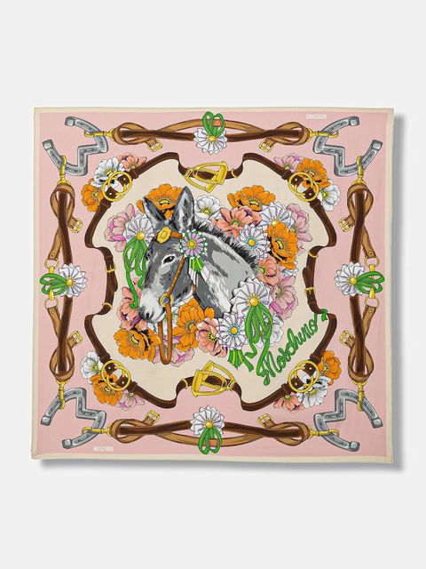 Moschino chusta jedwabna - zdjęcie produktu nr 1