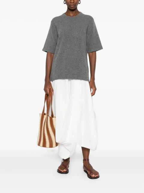 LouLou de Saison short-sleeved sweater - Grey - zdjęcie produktu nr 2