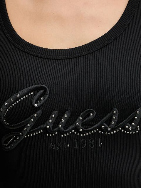 Guess top RAISSA kolor czarny W5YP00 KCXJ2