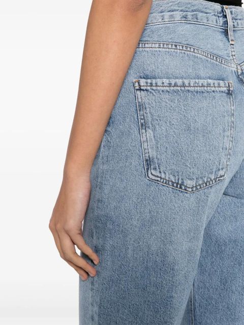 AGOLDE Ren Jean high-rise cropped jeans - Blue