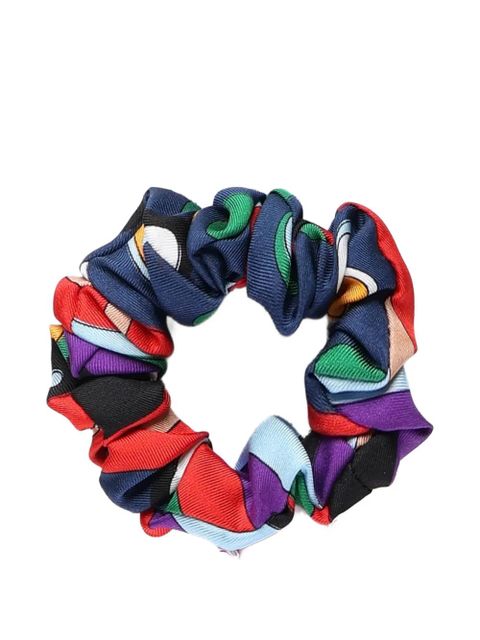 PUCCI fontane-print scrunchie - Blue - zdjęcie produktu nr 2
