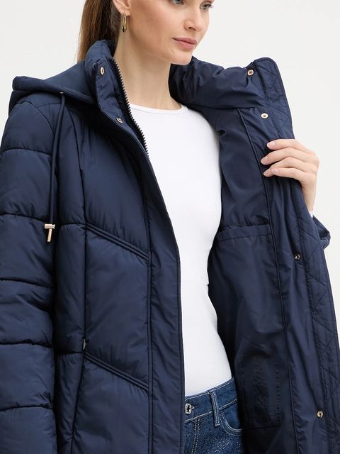 Guess kurtka GLORIA kolor granatowy zimowa W5BLBQ W0712