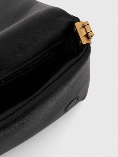 Pinko torebka skórzana kolor czarny 101584.A10F