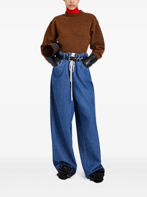 Proenza Schouler Randi ribbed-knit sweater - Brown - zdjęcie produktu nr 2