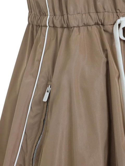 Miu Miu drawstring-waist dress - Neutrals