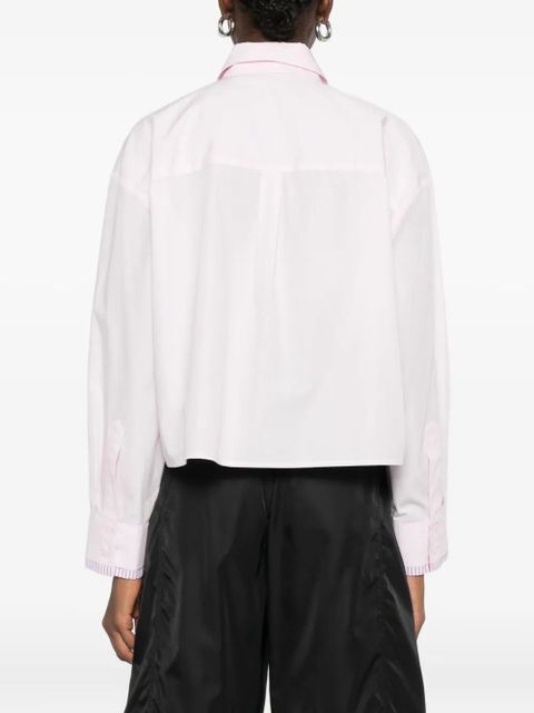 Maje bow-detailed shirt - Pink
