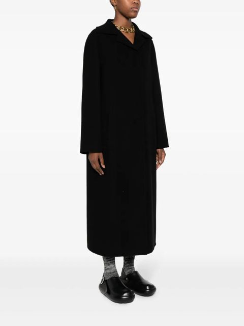 Jil Sander single-breasted cashmere coat - Black - zdjęcie produktu nr 2