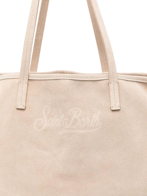MC2 Saint Barth City suede tote bag - Neutrals