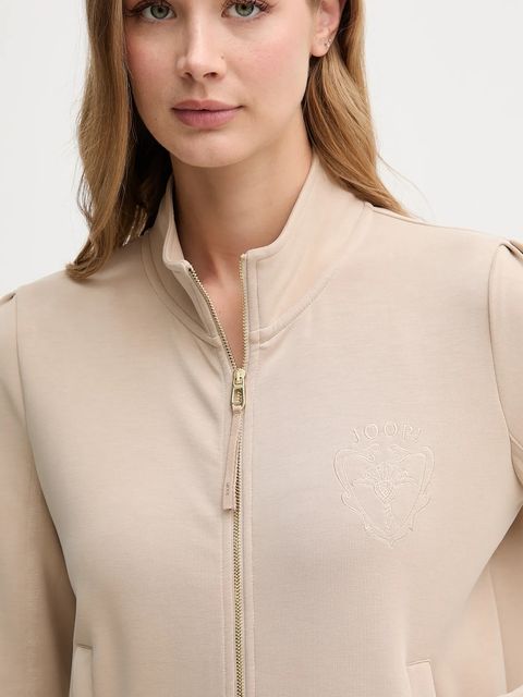 Joop! bluza damska kolor beżowy gładka 30047776