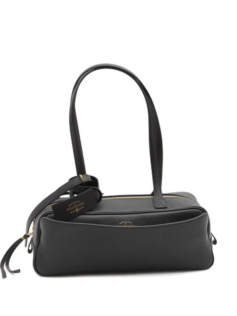 Balenciaga top-handle embossed bowling bag - Black - zdjęcie produktu nr 1