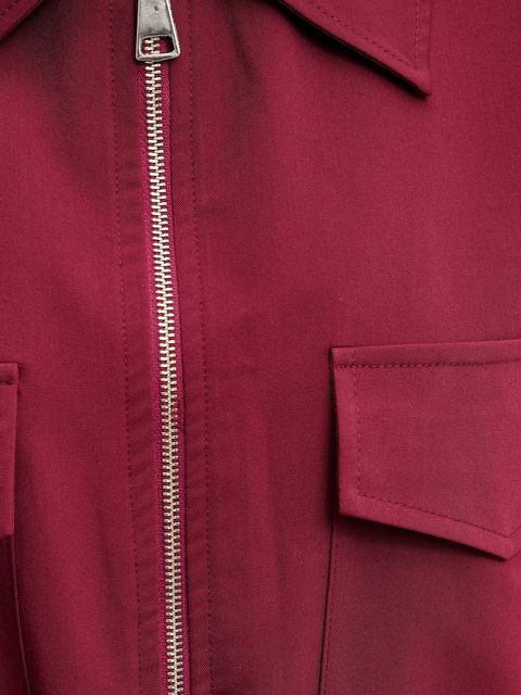 Answear.LAB kurtka kolor bordowy przejściowa
