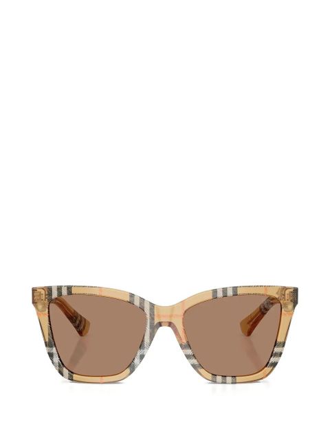 Burberry Eyewear check-pattern sunglasses - Neutrals - zdjęcie produktu nr 1