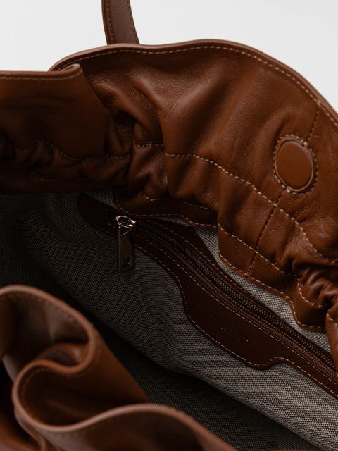 Marella torebka skórzana kolor brązowy 2523519047200