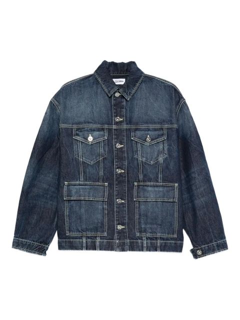 Jean Paul Gaultier drop-shoulder denim jacket - Blue - zdjęcie produktu nr 1