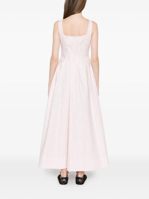 Sportmax square-neck maxi dress - Pink