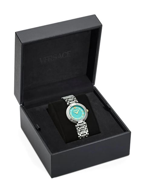 Versace petite Greca Goddess 34mm - Blue
