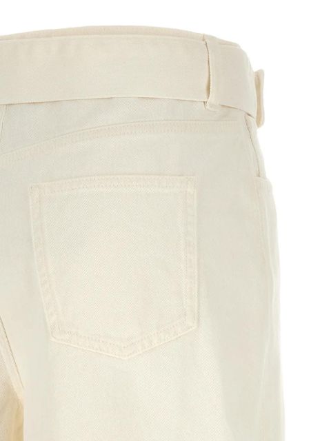 TWINSET belted wide-leg jeans - Neutrals