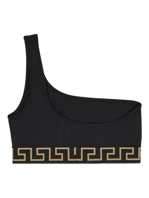 Versace Greca Border one-shoulder bikini top - Black - zdjęcie produktu nr 2