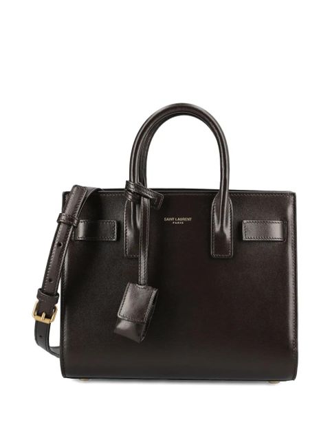 Saint Laurent nano Sac de Jour padlock bag - Brown