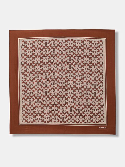 Coach chusta jedwabna