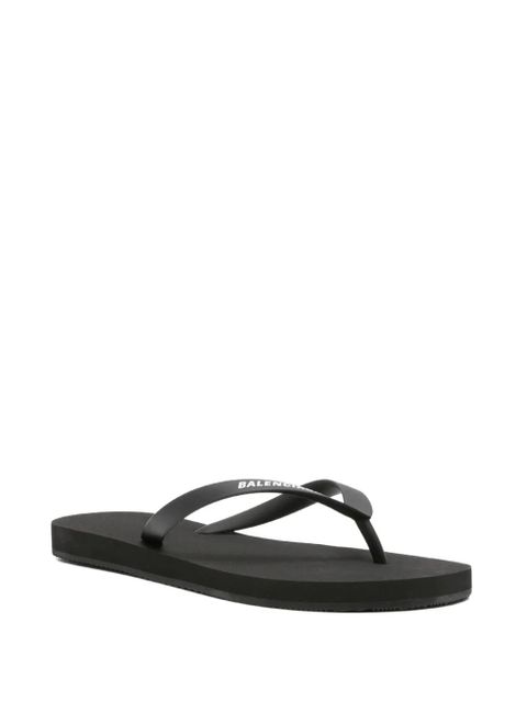 Balenciaga logo thong sandals - Black - zdjęcie produktu nr 2
