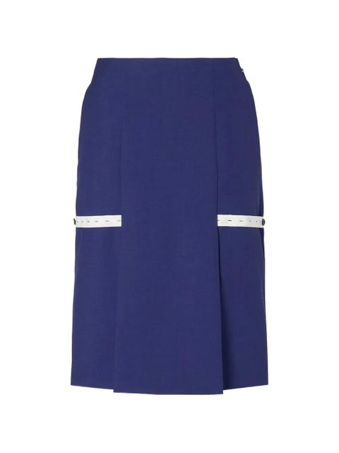 FENDI panelled midi skirt - Blue - zdjęcie produktu nr 1
