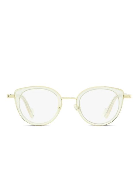 Moncler Eyewear cat eye glasses - Gold - zdjęcie produktu nr 1