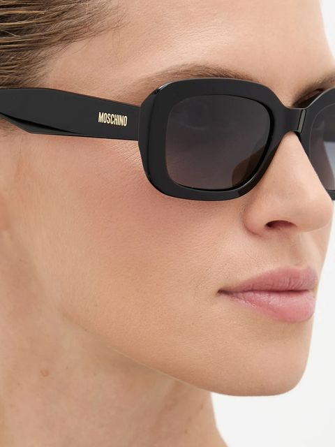 Moschino okulary przeciwsłoneczne damskie kolor czarny MOS199/S