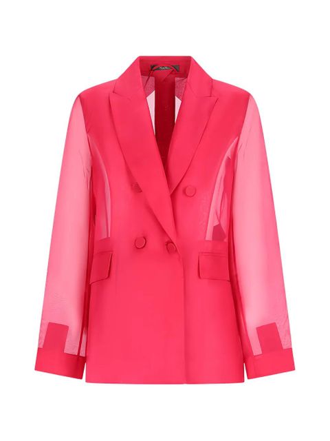 Max Mara double-breasted sheer jacket - Pink - zdjęcie produktu nr 1