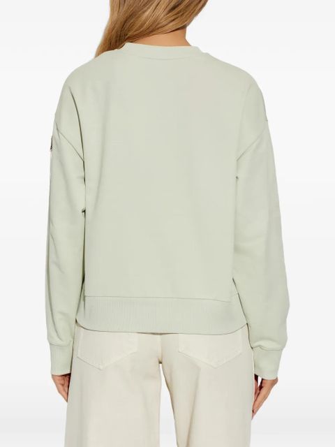 Moncler logo-embroidered sweatshirt - Neutrals