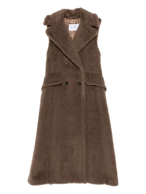 Max Mara Boario double-breasted sleeveless coat - Brown - zdjęcie produktu nr 1