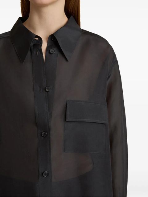 KHAITE Yatty shirt - Black