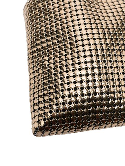 Rabanne Square Pixel metallic-mesh shoulder bag - Gold