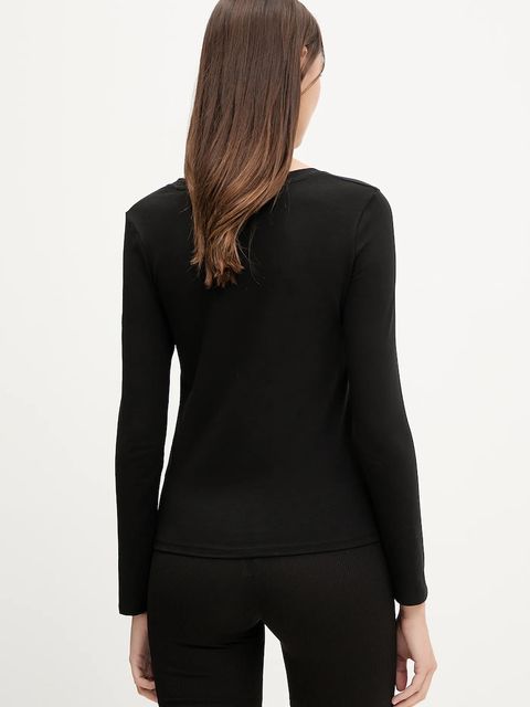 Guess longsleeve NEW CARRIE kolor czarny O5RI00 KBBU1 - zdjęcie produktu nr 2