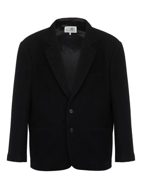 MM6 Maison Margiela single-breasted blazer - Black - zdjęcie produktu nr 1