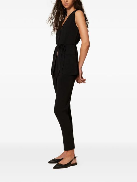 TWINSET knitted track pants - Black