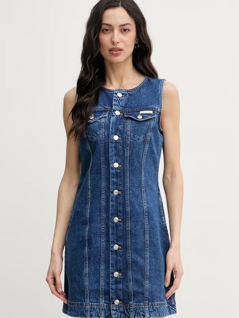 Calvin Klein Jeans sukienka jeansowa - zdjęcie produktu nr 1