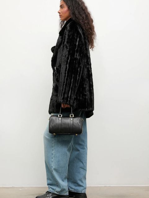 Answear.LAB płaszcz kolor czarny