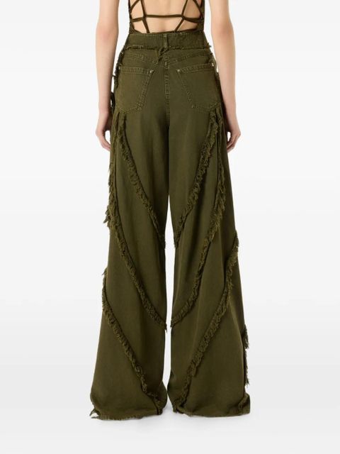 Blumarine frayed jeans - Green