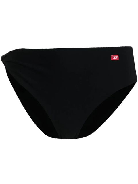 Diesel BFPN-Aishtwist logo-appliqué bikini bottom - Black - zdjęcie produktu nr 1