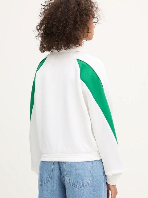 adidas bluza Stadium damska kolor biały z nadrukiem JW0526 - zdjęcie produktu nr 2