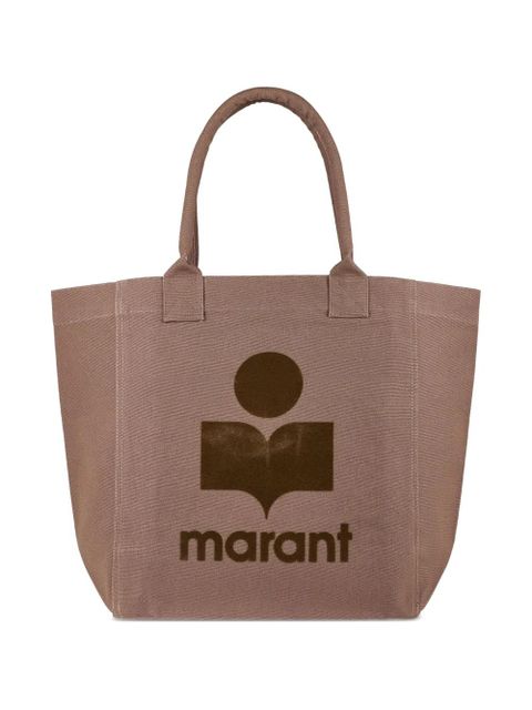 ISABEL MARANT Yenky logo-embroidered tote bag - Brown - zdjęcie produktu nr 1