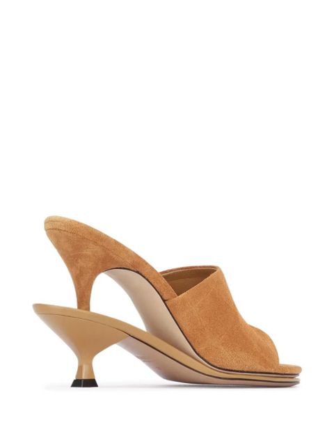 Jacquemus 100mm Les Doubles sandals - Brown