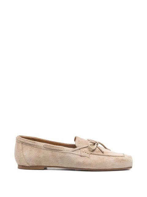 Aeyde Jasper tie suede loafers - Neutrals - zdjęcie produktu nr 1