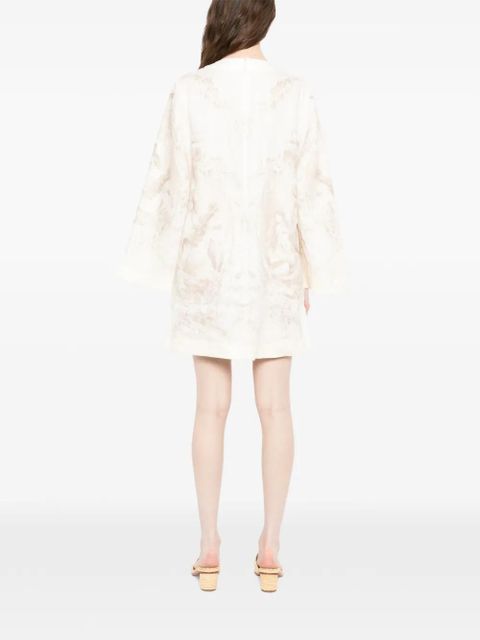 ZIMMERMANN tie neck tunic dress - Neutrals - zdjęcie produktu nr 1