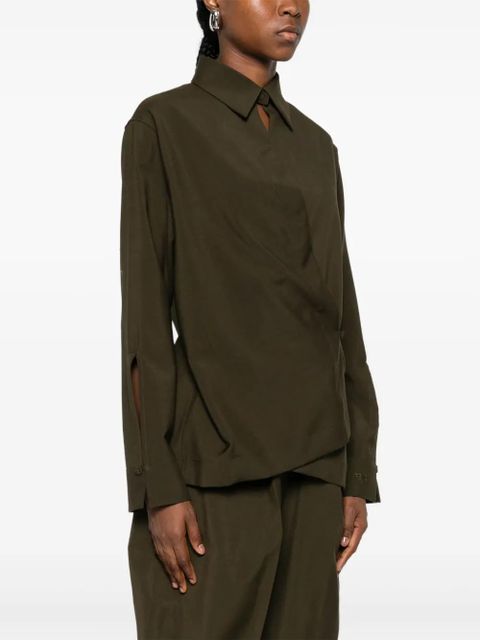 FENDI long-sleeve shirt - Green